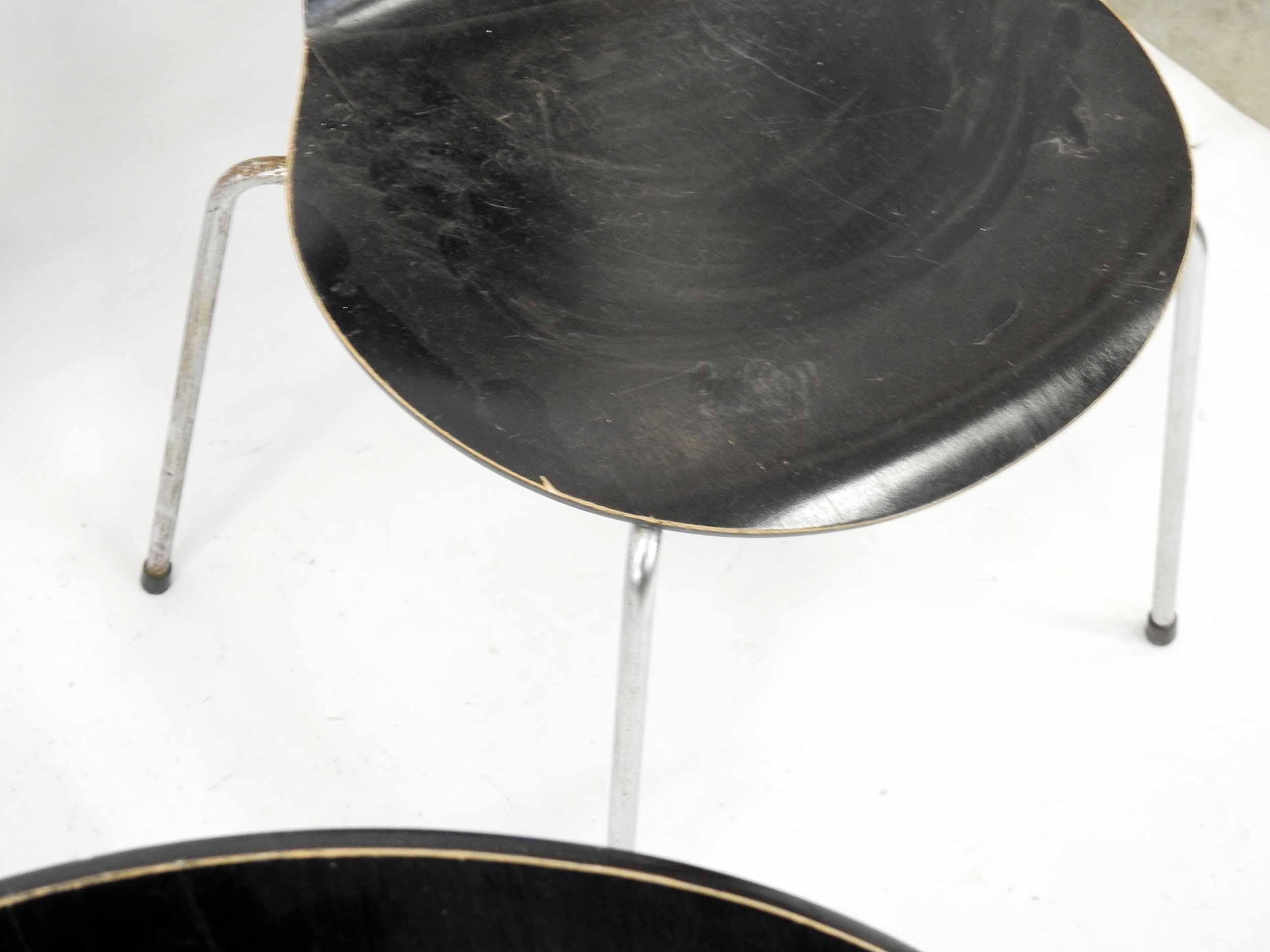 Arne Jacobsen '1902-1971' Six Chaises Modèle 3101, Edition Fritz Hansen For Sale 1