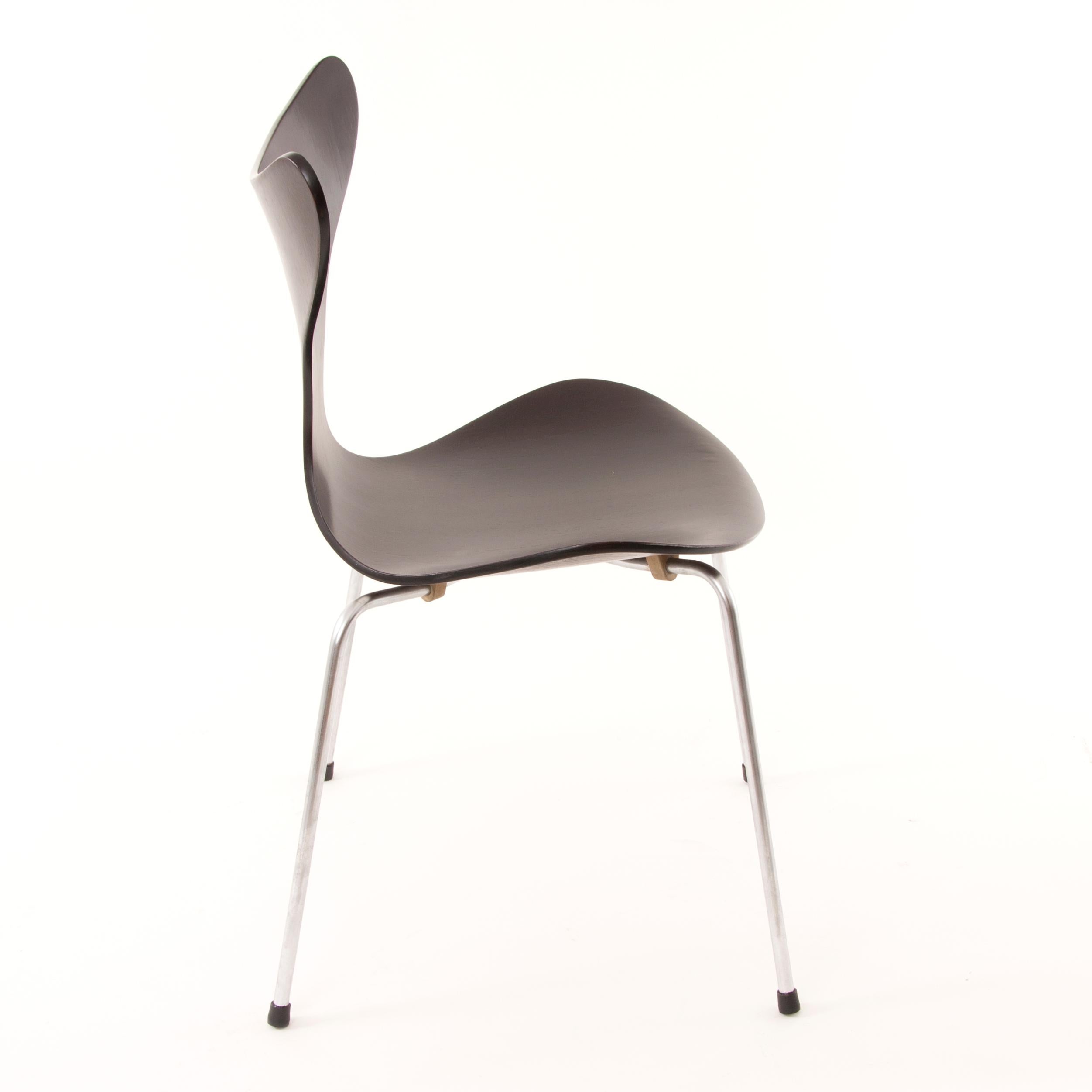 Steel Arne Jacobsen 3108 the Lily Seagull Chair, Fritz Hansen, Denmark, 1970s