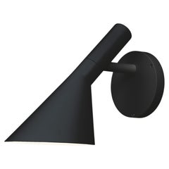 Arne Jacobsen 'AJ 50' Outdoor Wall Light for Louis Poulsen in Black