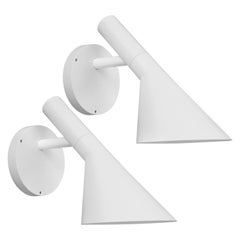 Applique d'extérieur 'AJ 50' de Arne Jacobsen pour Louis Poulsen en blanc