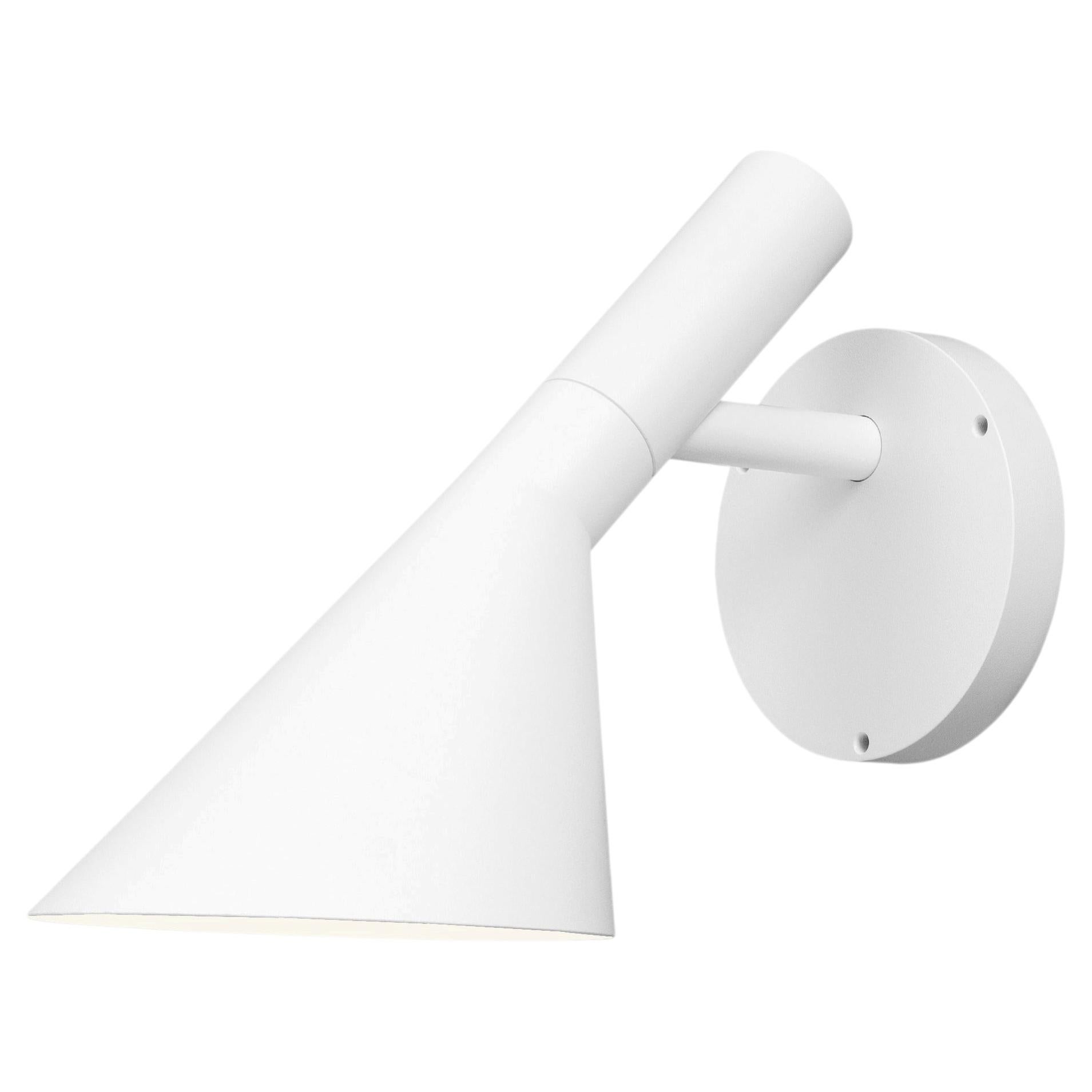Arne Jacobsen 'AJ 50' Outdoor Wall Light for Louis Poulsen in White