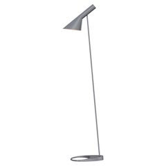 Lampadaire AJ d'Arne Jacobsen, gris foncé, 1957, pour Louis Poulsen