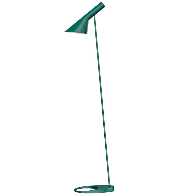 Arne Jacobsen Aj Floor Lamp In Dark Green For Louis Poulsen Arne Jacobsen Aj Floor Lamp In Dark Green For Louis Poulsen
