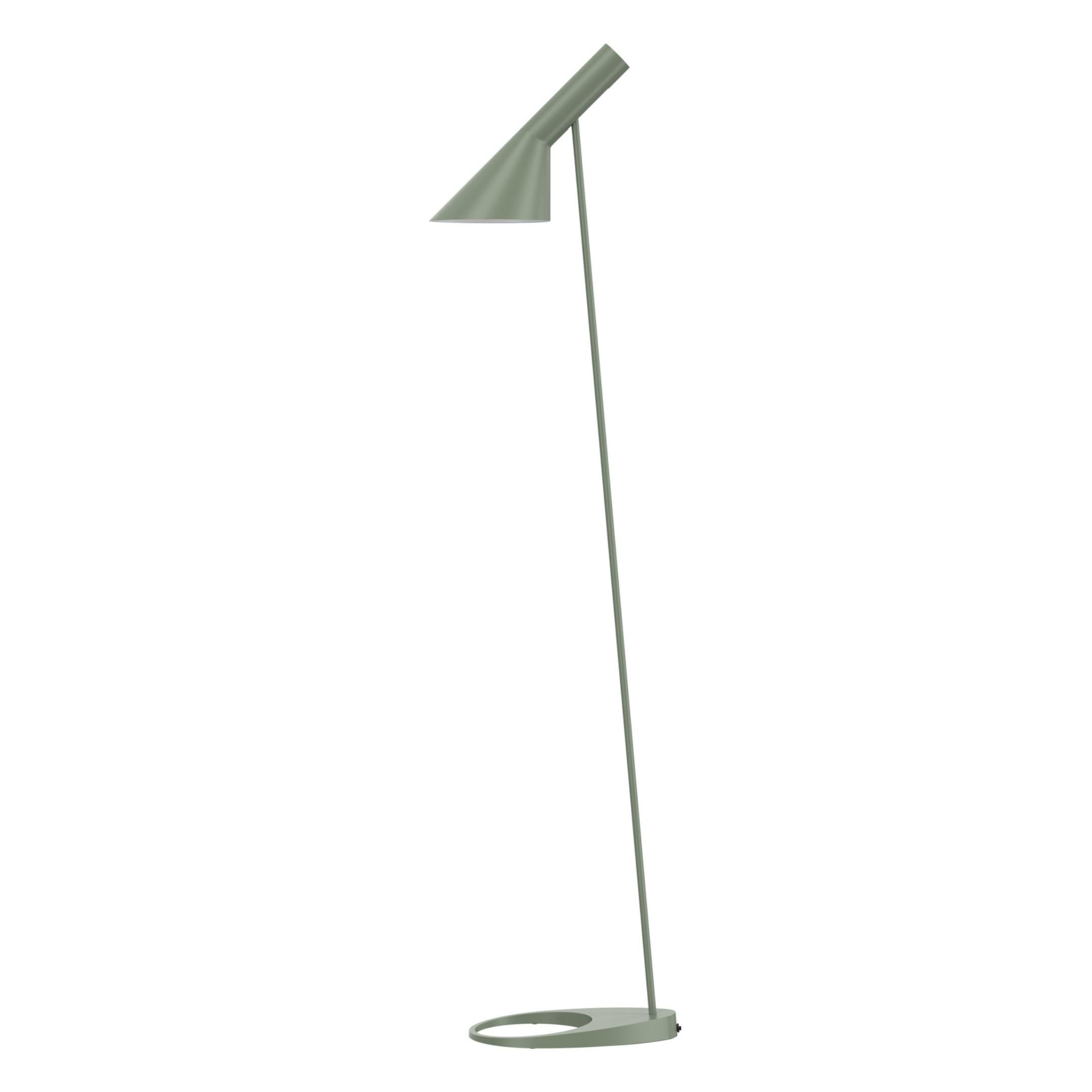 Arne Jacobsen AJ Floor Lamp in Soft Lemon for Louis Poulsen For Sale 1