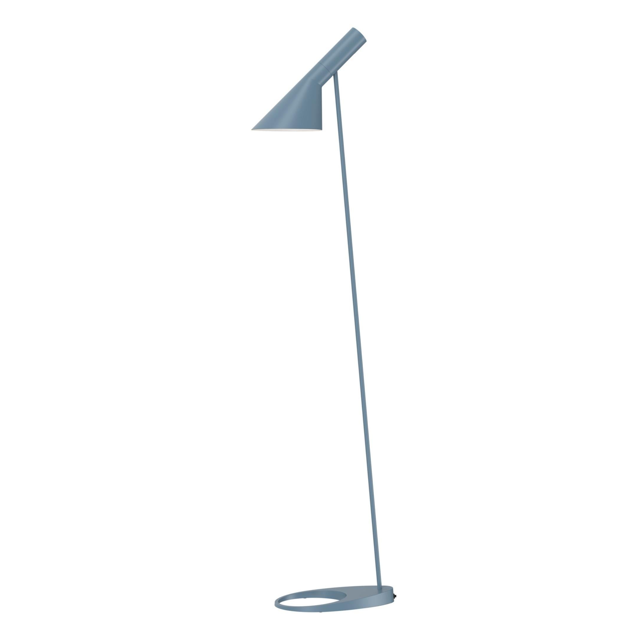 Arne Jacobsen AJ Floor Lamp in Soft Lemon for Louis Poulsen For Sale 4