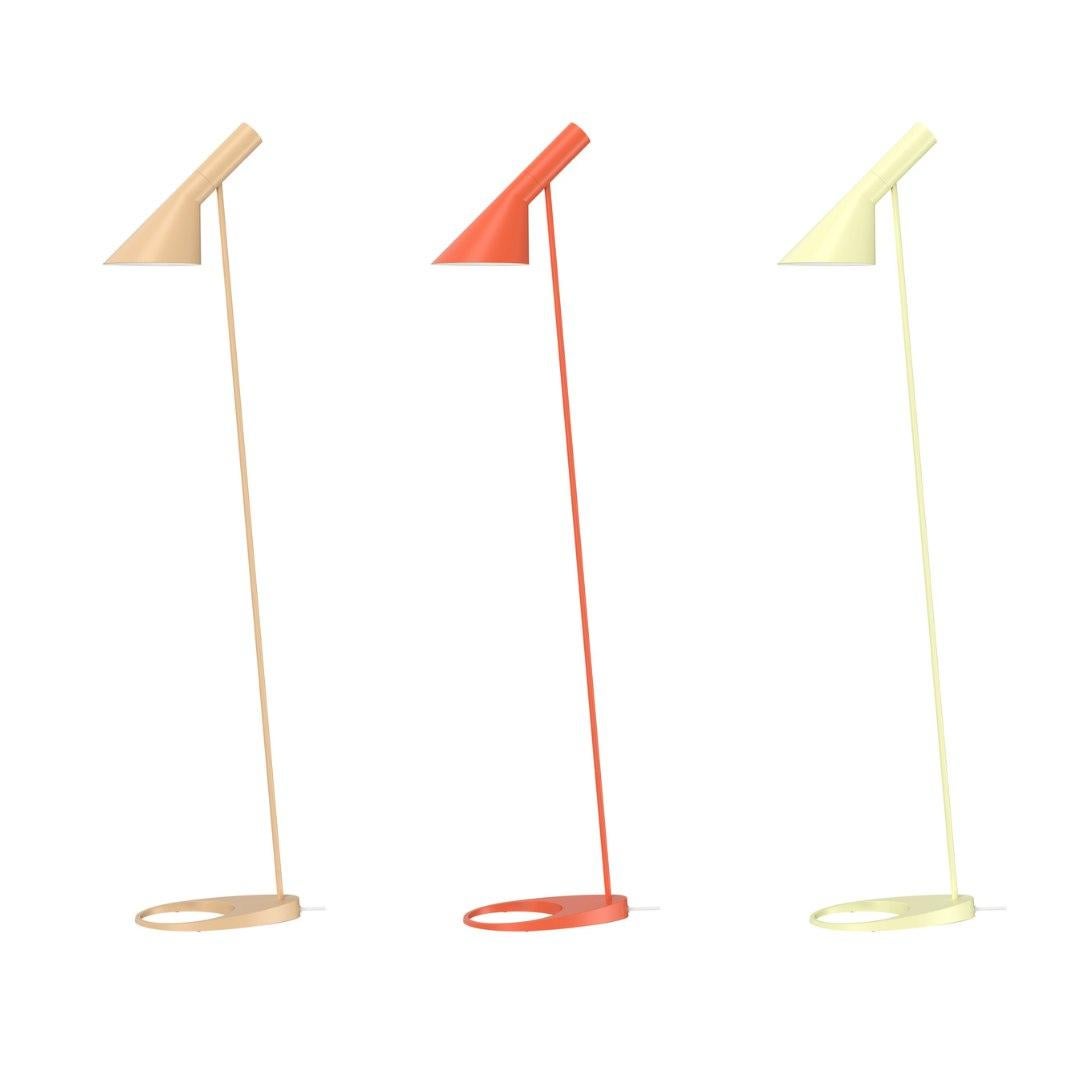 Lámpara de pie Arne Jacobsen AJ en arena cálida para Louis Poulsen Danés en venta