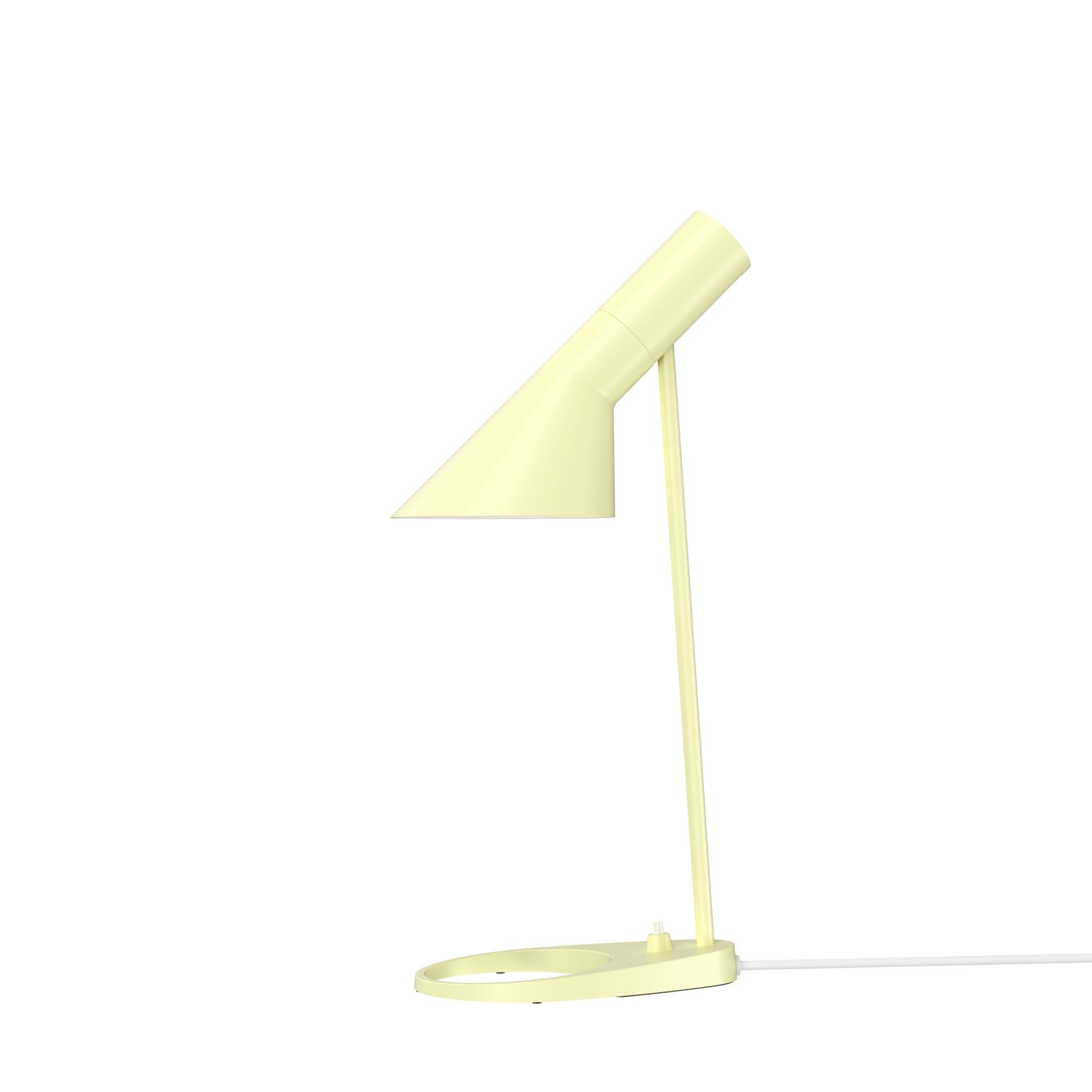 Arne Jacobsen 'Aj Mini' Table Lamp in Electric Orange for Louis Poulsen For Sale 6
