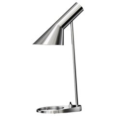 Arne Jacobsen 'AJ Mini' Table Lamp in Stainless Steel for Louis Poulsen