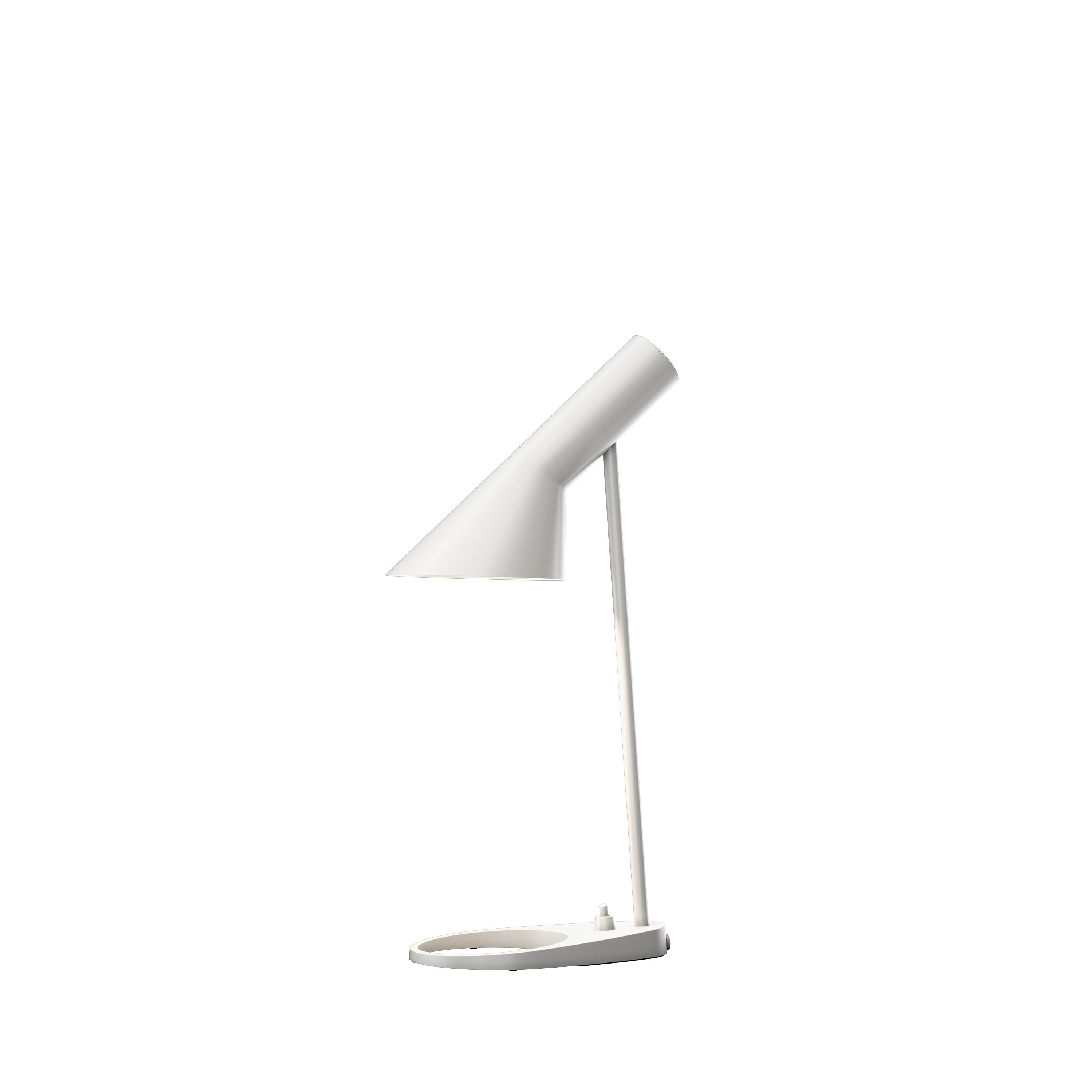 Acier Lampe de bureau Aj Mini d'Arne Jacobsen en gris chaud pour Louis Poulsen en vente