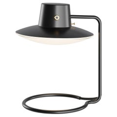 Lampe de bureau « AJ Oxford » d'Arne Jacobsen avec abat-jour en opale et métal pour Louis Poulsen