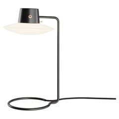 Arne Jacobsen AJ Oxford Table Lamp in Opaline Glass 410mm for Louis Poulsen 1963