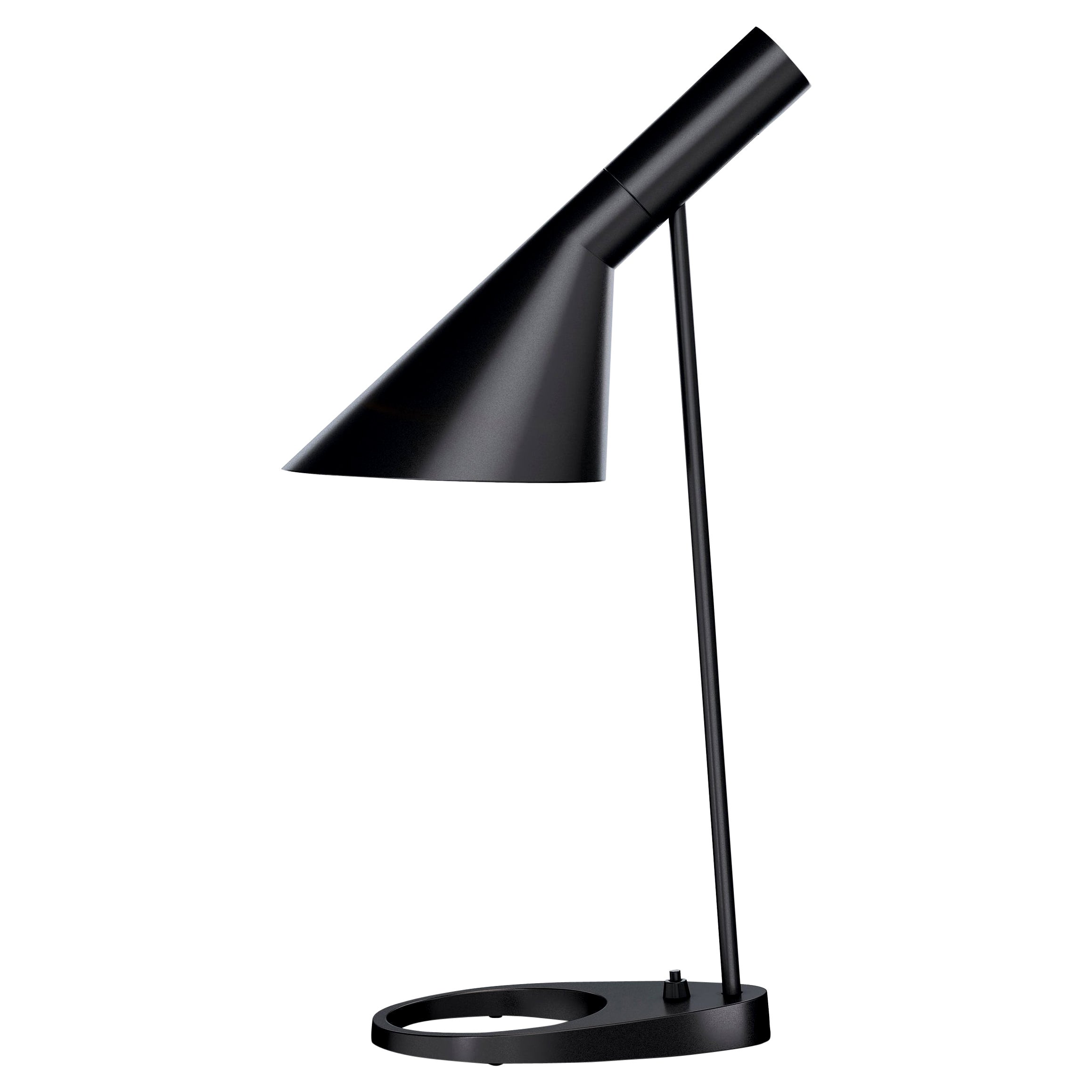 Lampe de bureau AJ noire de Arne Jacobsen pour Louis Poulsen en vente