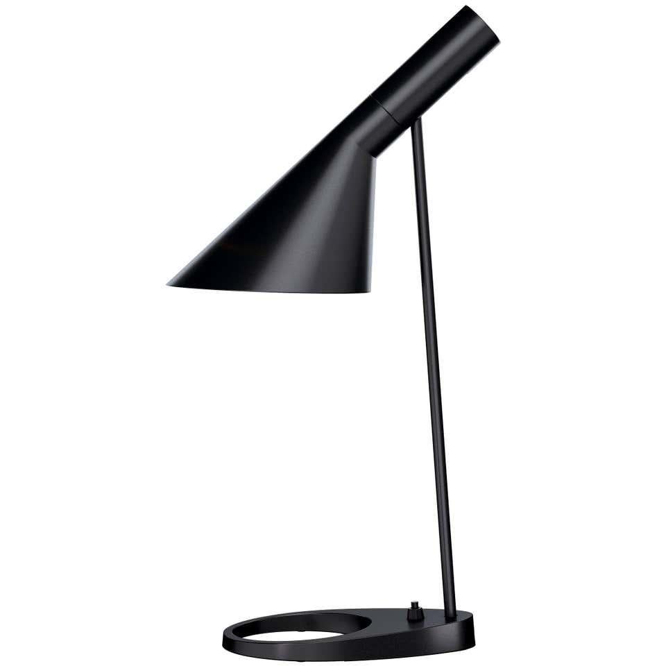Contemporary Arne Jacobsen AJ Table Lamp in Stainless Steel for Louis Poulsen For Sale