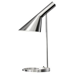 Arne Jacobsen AJ Table Lamp in Stainless Steel for Louis Poulsen