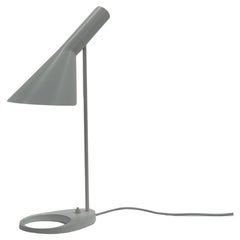 Vintage Arne Jacobsen "AJ" Table Lamp in White for Louis Poulsen, Denmark, 2000s