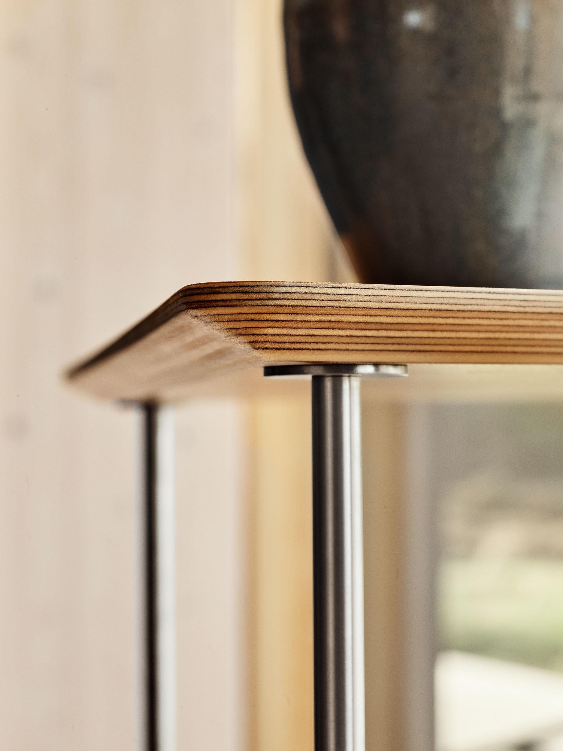 Mid-Century Modern Arne Jacobsen 'AJ Trolley' for Fritz Hansen in Walnut For Sale
