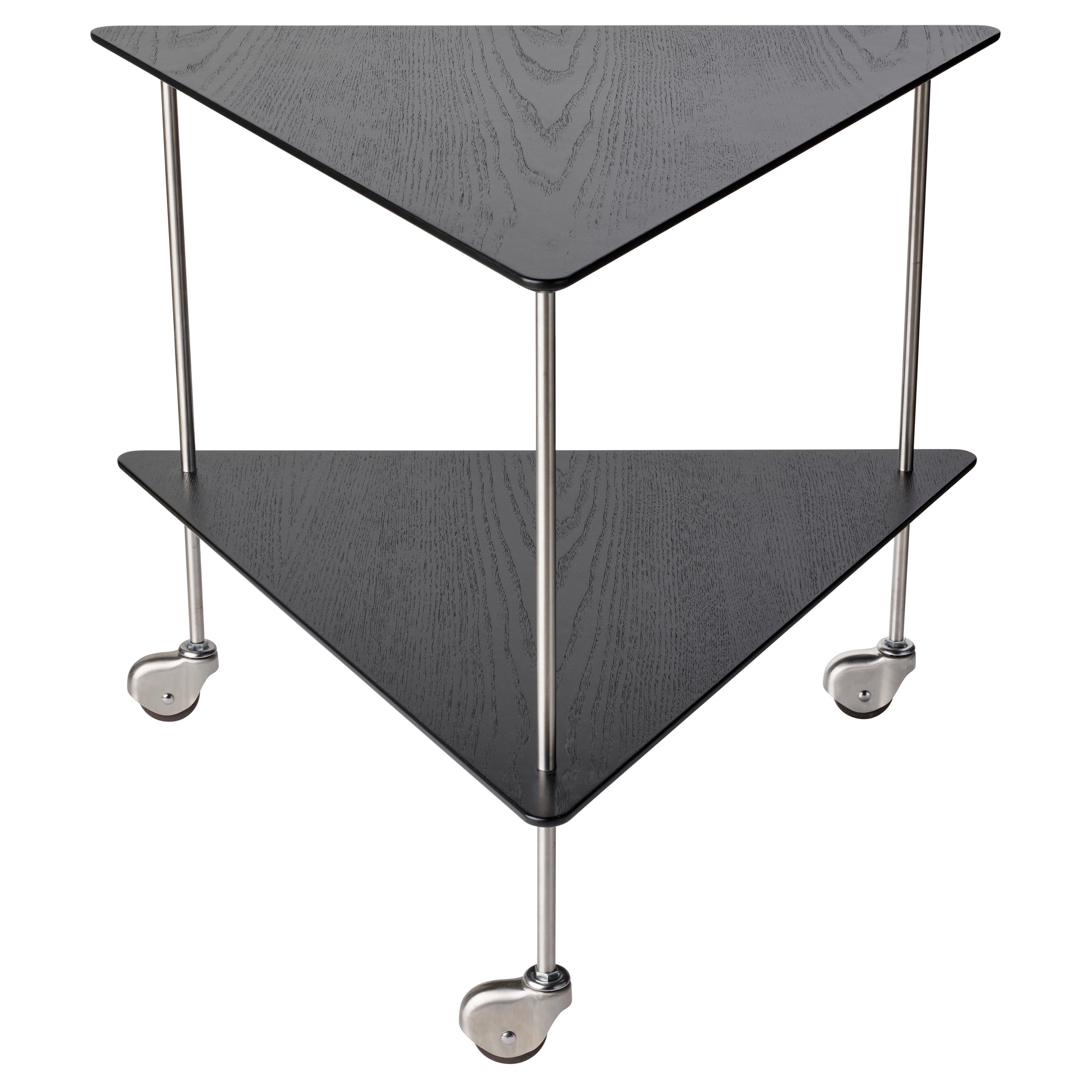 Danish Arne Jacobsen 'AJ Trolley' for Fritz Hansen in Walnut For Sale