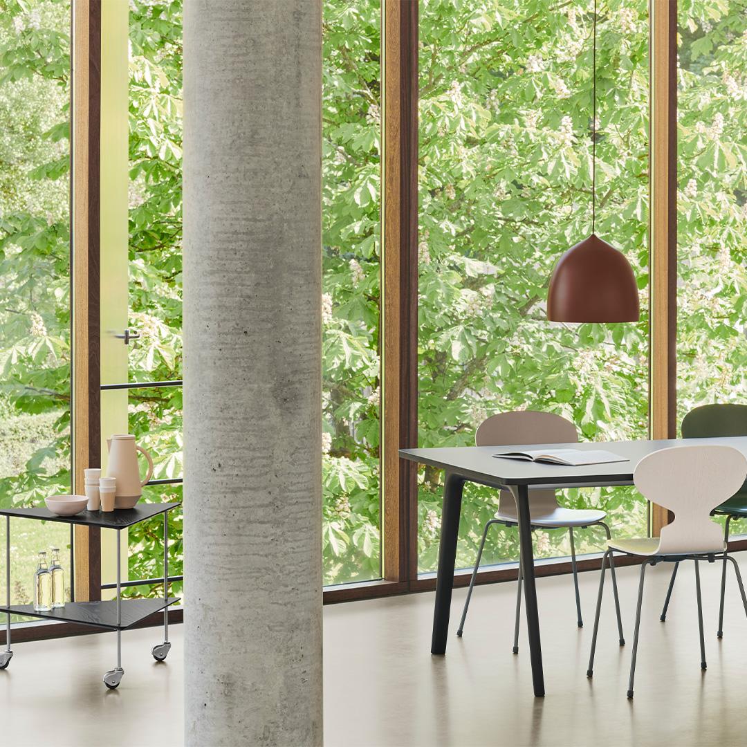 Arne Jacobsen 'AJ Trolley' for Fritz Hansen in Walnut In New Condition For Sale In Glendale, CA