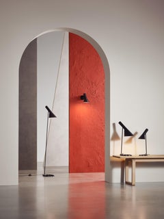 Arne Jacobsen Aj Wall Light for Louis Poulsen in Black