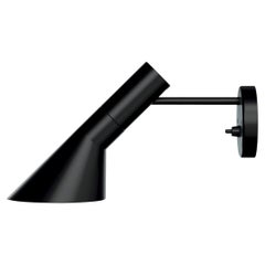 Arne Jacobsen Aj Wall Light for Louis Poulsen in Black