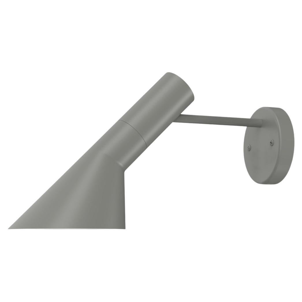 Arne Jacobsen AJ Wall Light for Louis Poulsen in Warm Grey For Sale