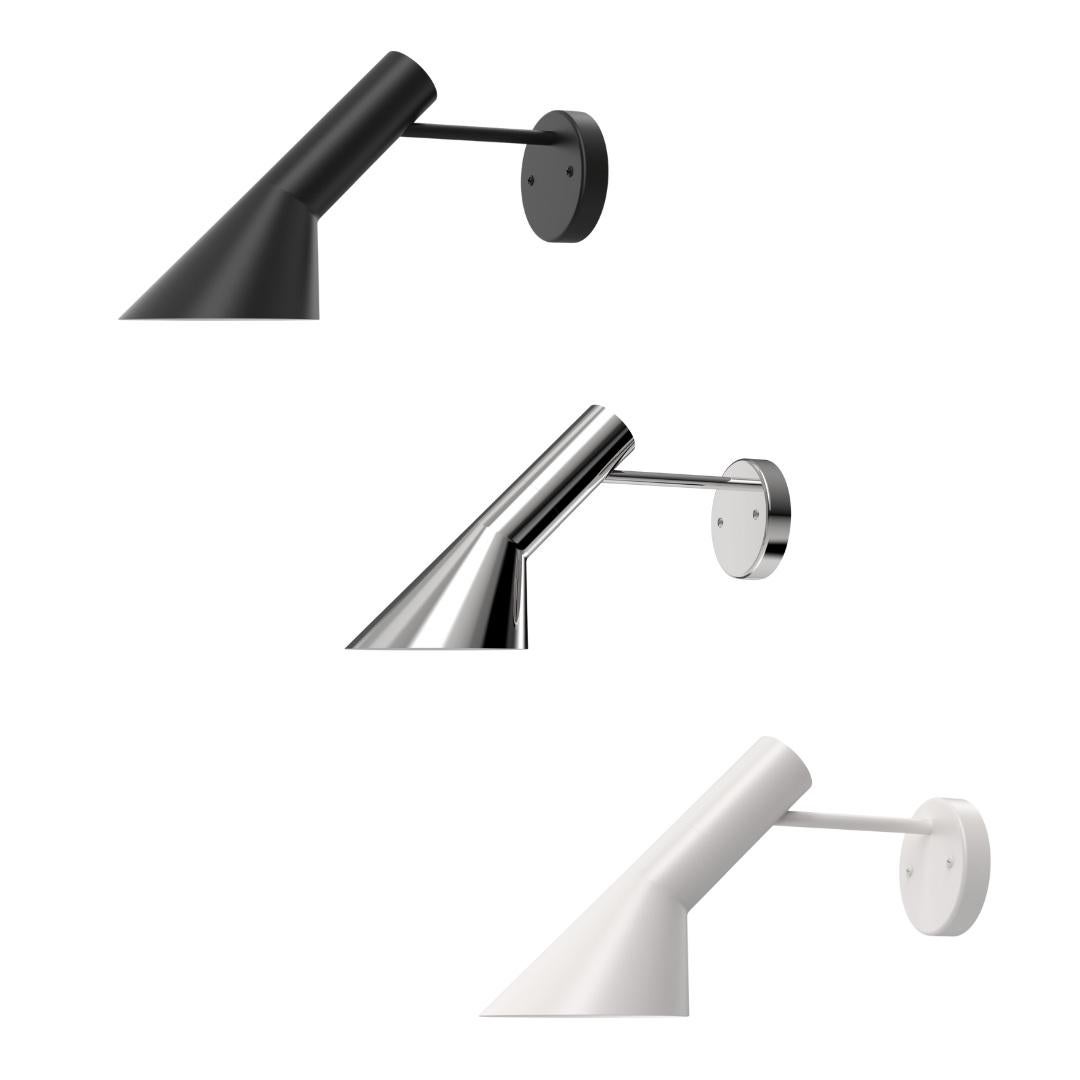 Danois Applique AJ d'Arne Jacobsen pour Louis Poulsen en blanc en vente