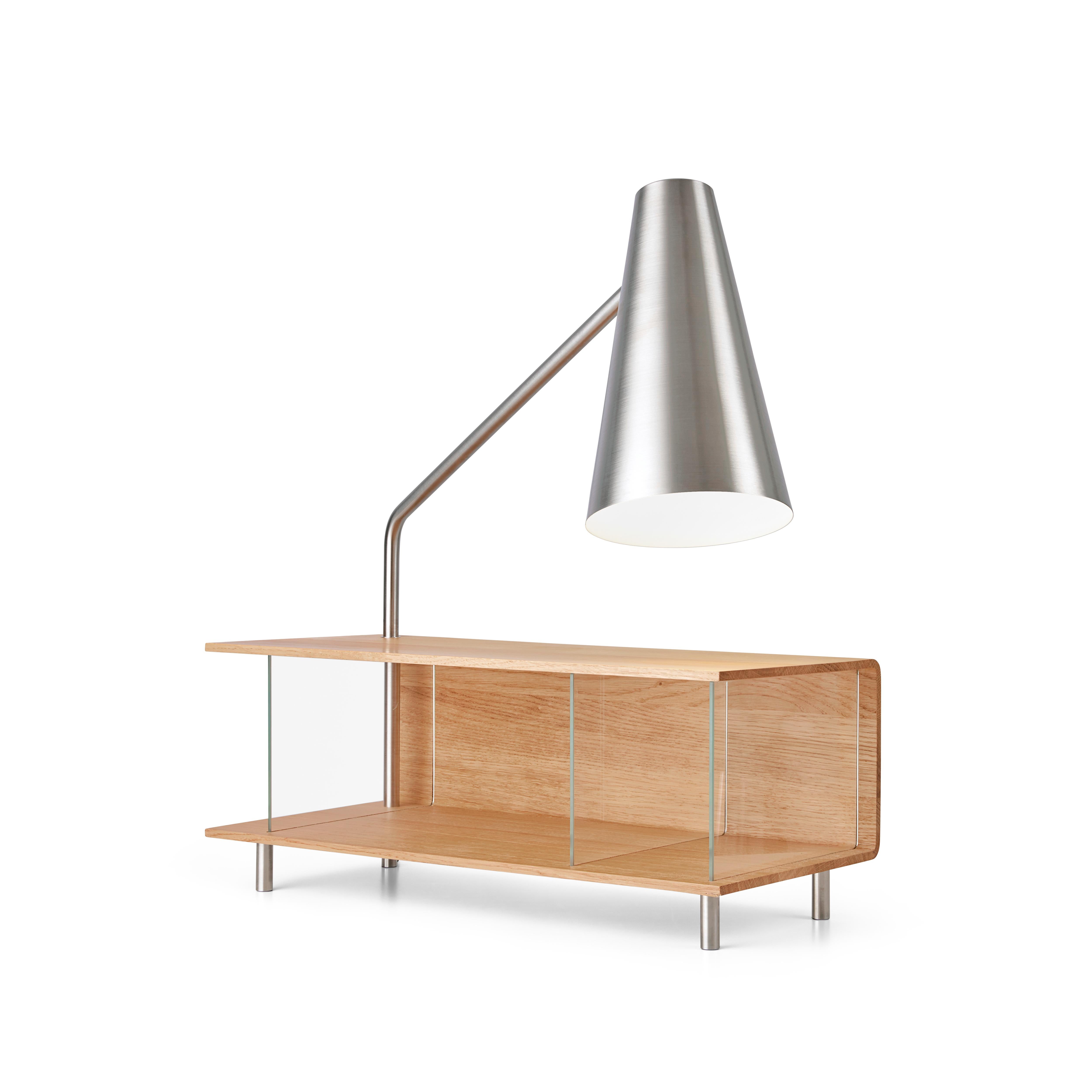 Arne Jacobsen 'AJ52' Desk in Oiled Oak and Leather for Carl Hansen & Son For Sale 3