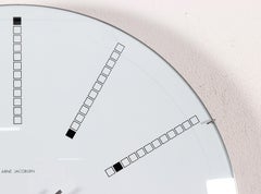 Arne Jacobsen et Georg Christensen Horloge murale de banquier Édition la plus grande