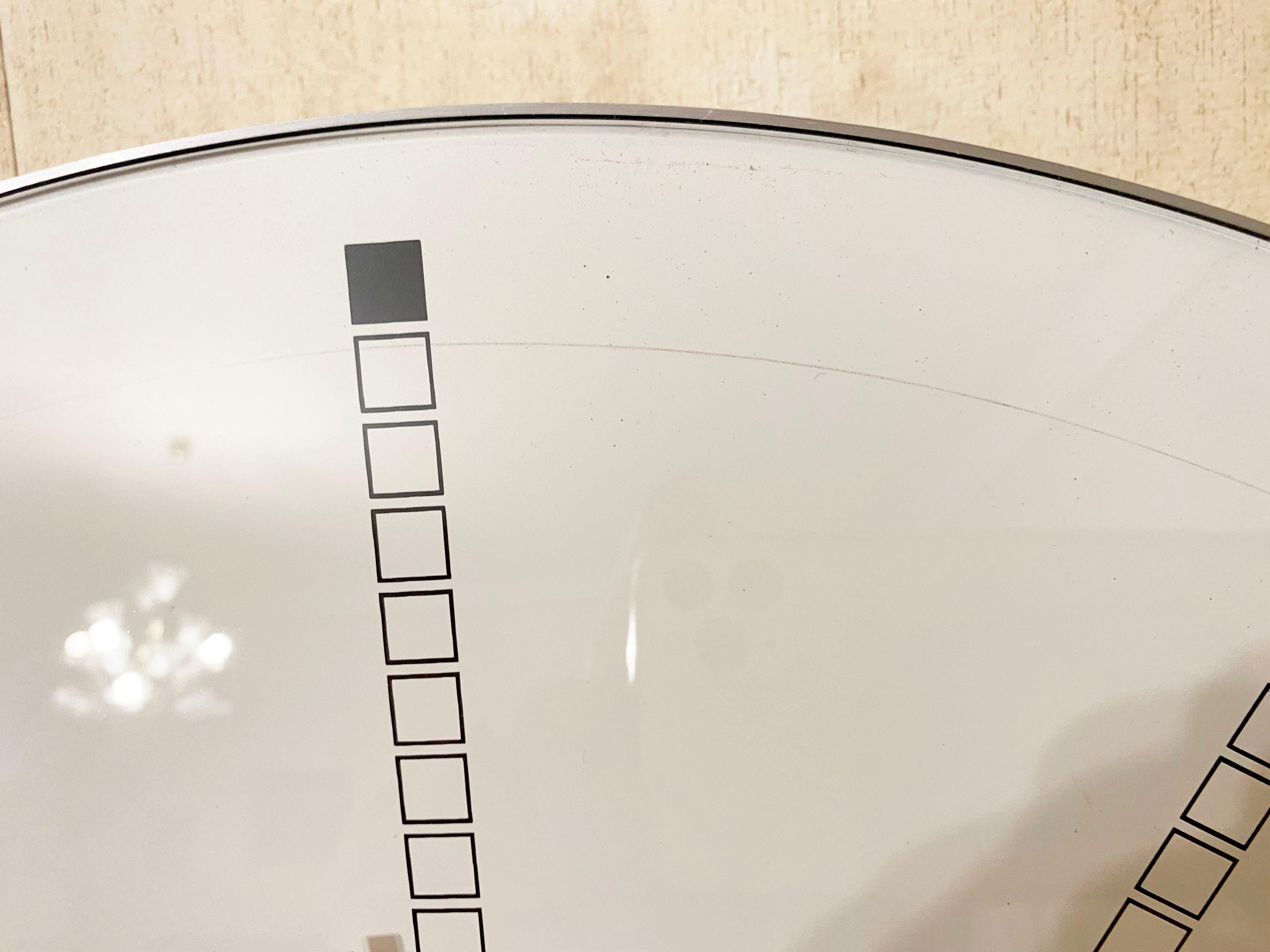 Late 20th Century Arne Jacobsen and Georg Christensen Banker's Wall Clock Biggest Edition