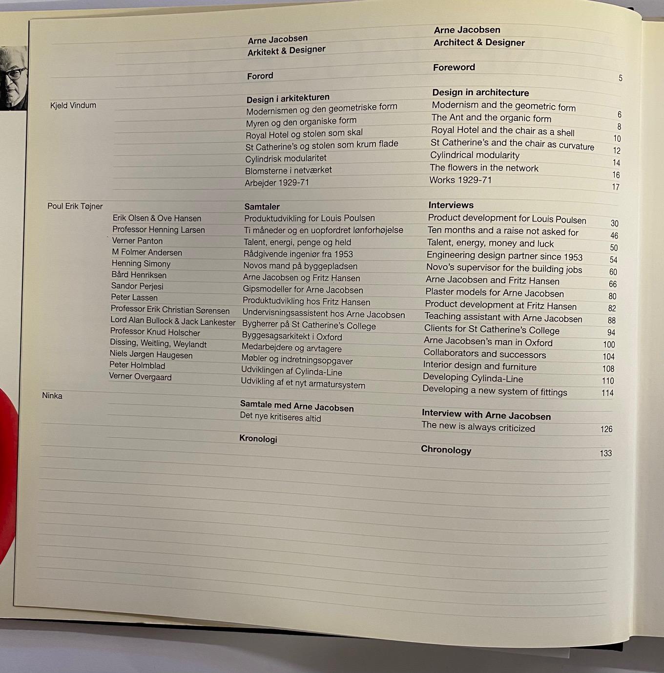 Arne Jacobsen Arkitekt & Designer by Poul Erik Tojner & Kjeld Vindum (Book) For Sale 5