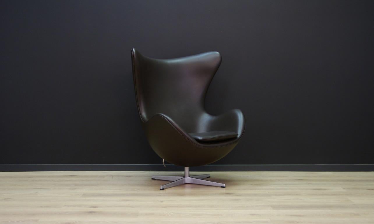 Unique armchair designed in the 1950s by Arne Jacobsen for SAS Royal Hotel in Copenhagen, where they were used in the lobby and reception. Model 3316 - popularly called 