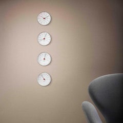 Arne Jacobsen 'Bankers' Barometer, White, Ø 4.7 in