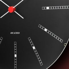 Arne Jacobsen 'Bankers' Wall Clock, Black, Ø 11.4 in