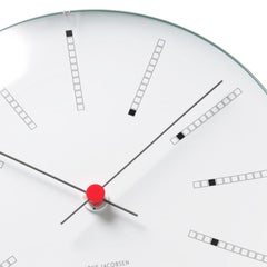 Arne Jacobsen 'Bankers' Wall Clock, White, Ø 11.4 in