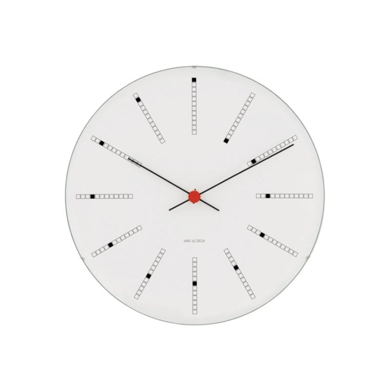 Arne Jacobsen 'Bankers' Wall Clock, White, Ø 11.4 in