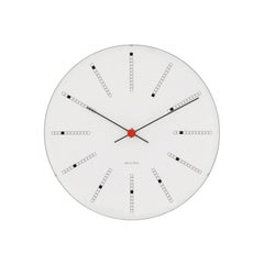 Arne Jacobsen 'Bankers' Wall Clock, White, Ø 11.4 in