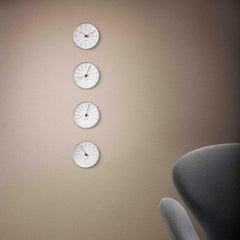 Arne Jacobsen 'Bankers' Wall Clock, White, Ø 4.7 in