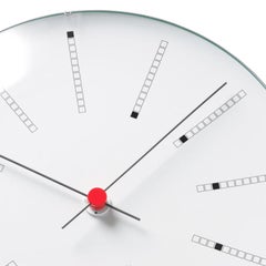 Arne Jacobsen 'Bankers' Wall Clock, White, Ø 8.3 in