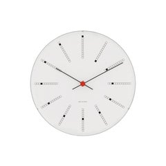 Arne Jacobsen 'Bankers' Wall Clock, White, Ø 8.3 in