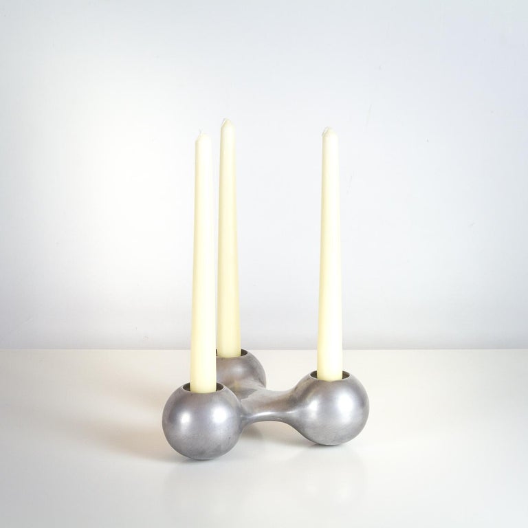 Arne Jacobsen Candleholder for Jensen, Aarhus Rådhus, Denmark
