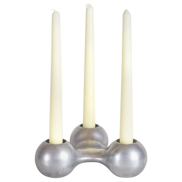 Arne Jacobsen Candleholder for Jensen, Aarhus Rådhus, Denmark
