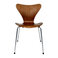 Arne Jacobsen Chair Series 7 Teak 3107 Fritz Hansen, 1966