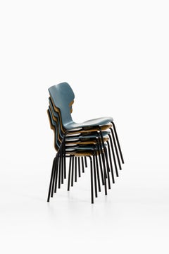 Arne Jacobsen Children T-Chairs Produced by Fritz Hansen in Denmark