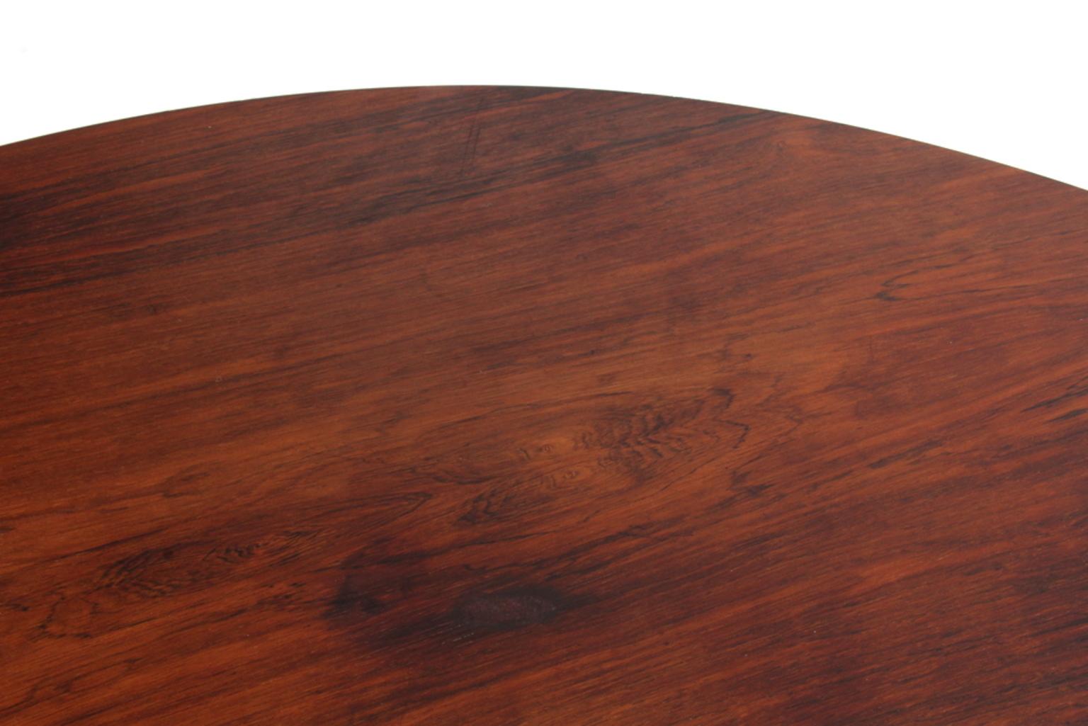 Arne Jacobsen Coffee Table, Rosewood, Fritz Hansen, 1960s In Fair Condition In Esbjerg, DK