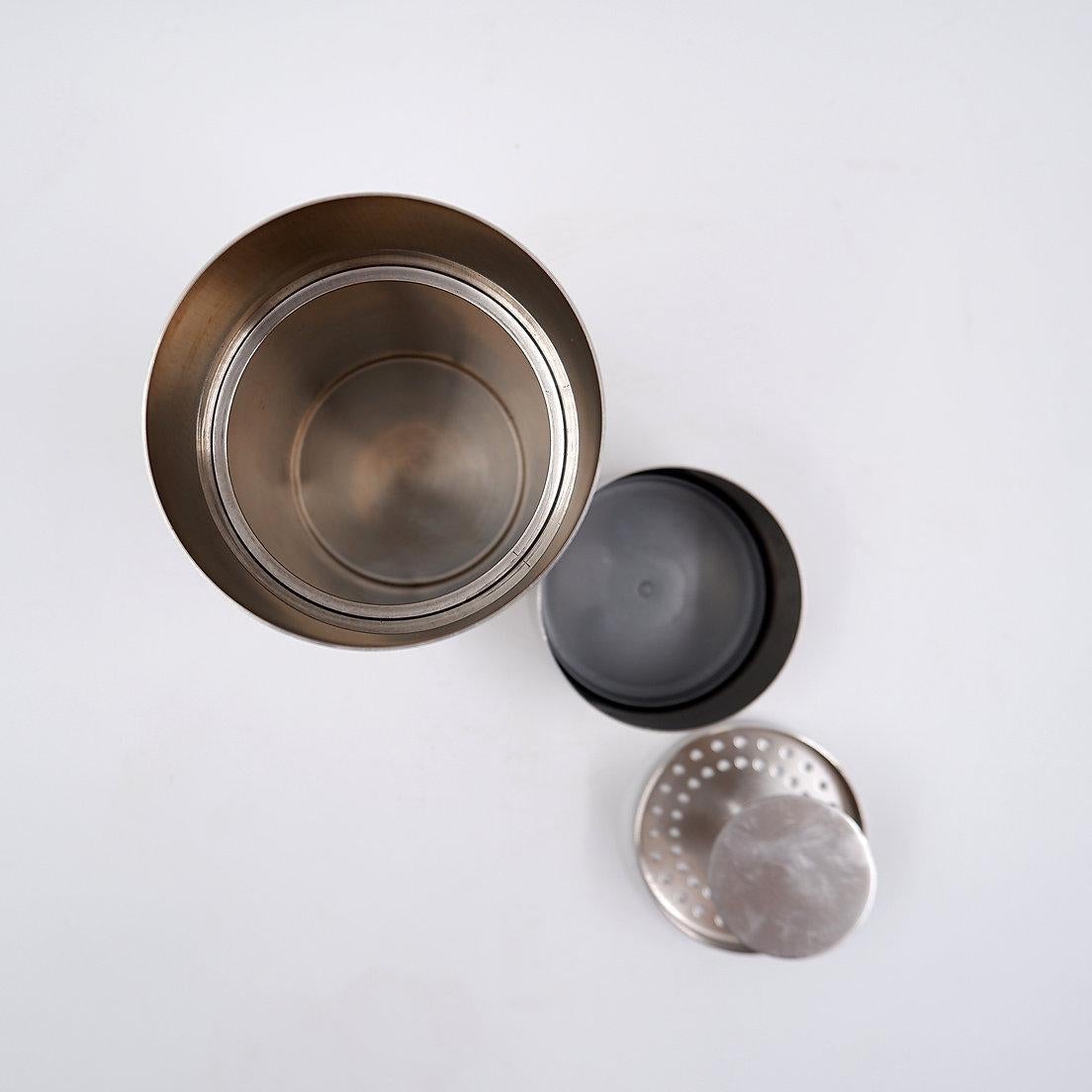 Mid-Century Modern Arne Jacobsen Cylinda Cocktail Shaker 1960s For Sale