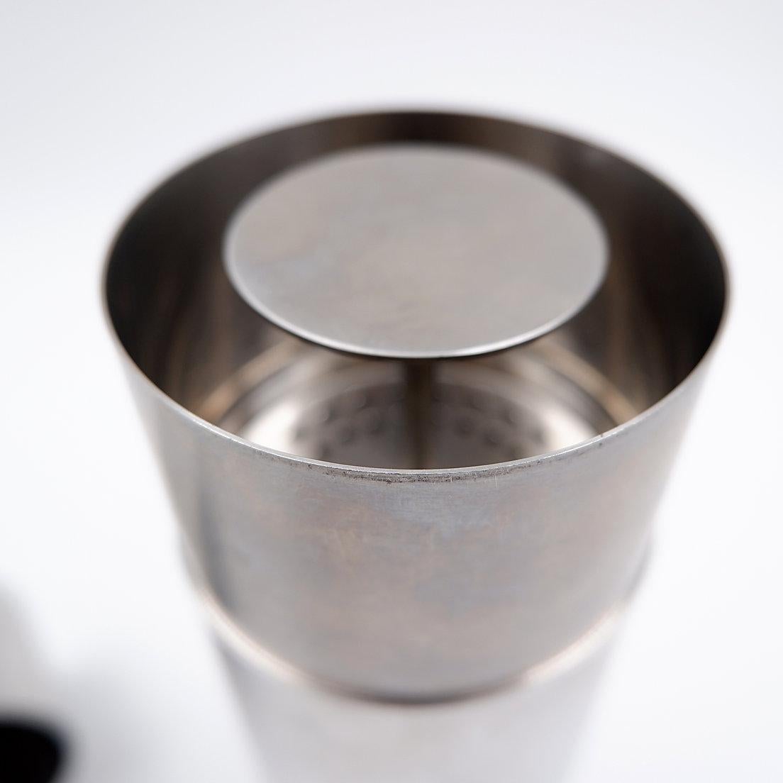 20th Century Arne Jacobsen Cylinda Cocktail Shaker 1960s For Sale