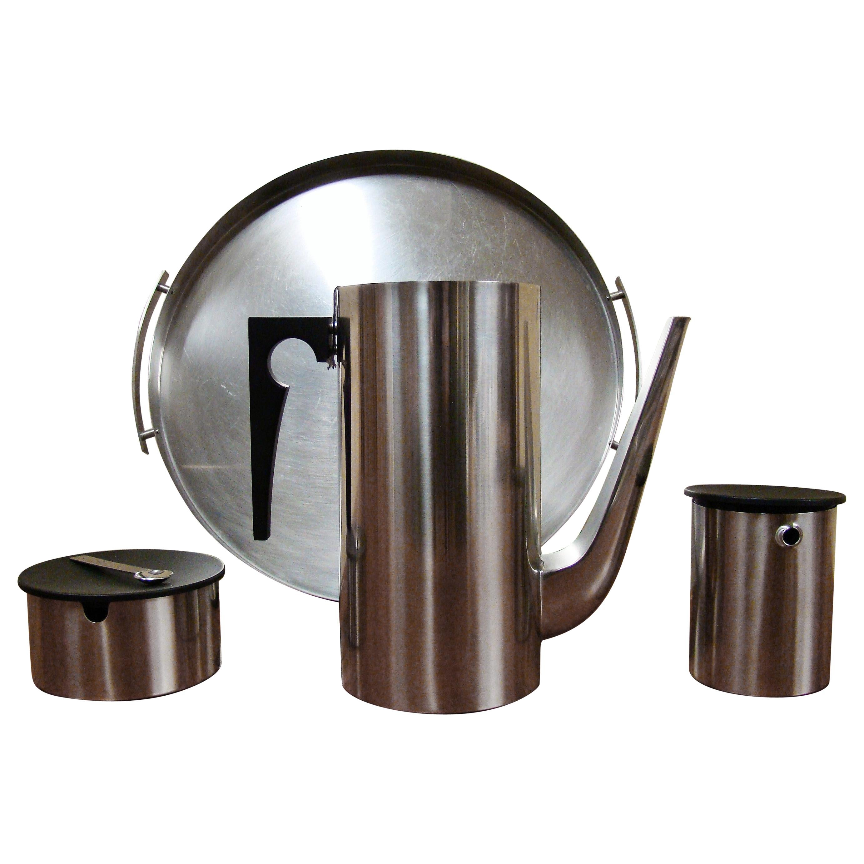 Arne Jacobsen "Cylinda" Coffee Service Set For Sale
