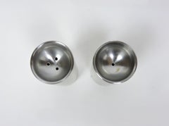 Arne Jacobsen Cylinda Danish Modern Edelstahl Salz- und Pfefferstreuer