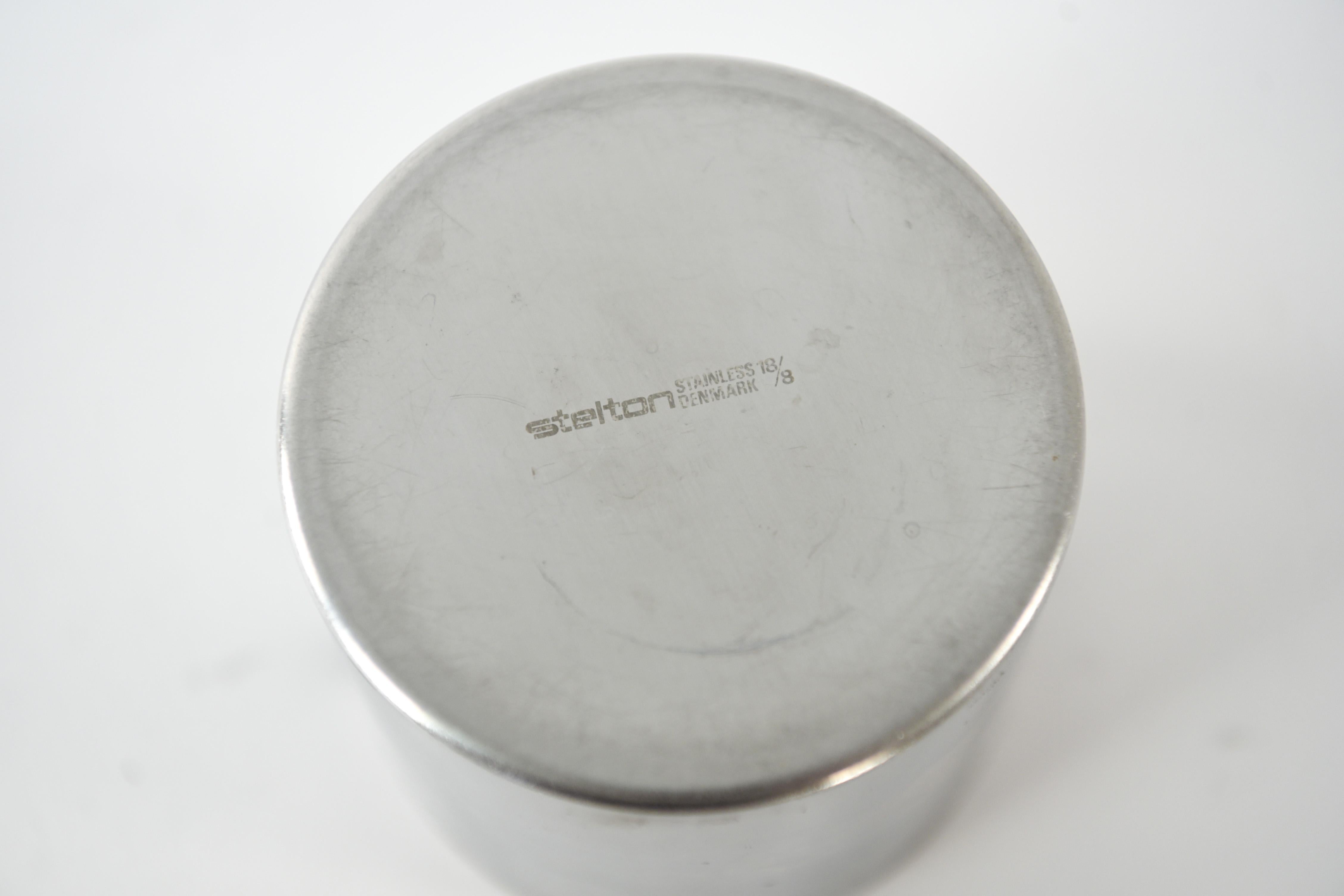 Mid-20th Century Arne Jacobsen Cylinda Line Revolving Ashtray for Stelton