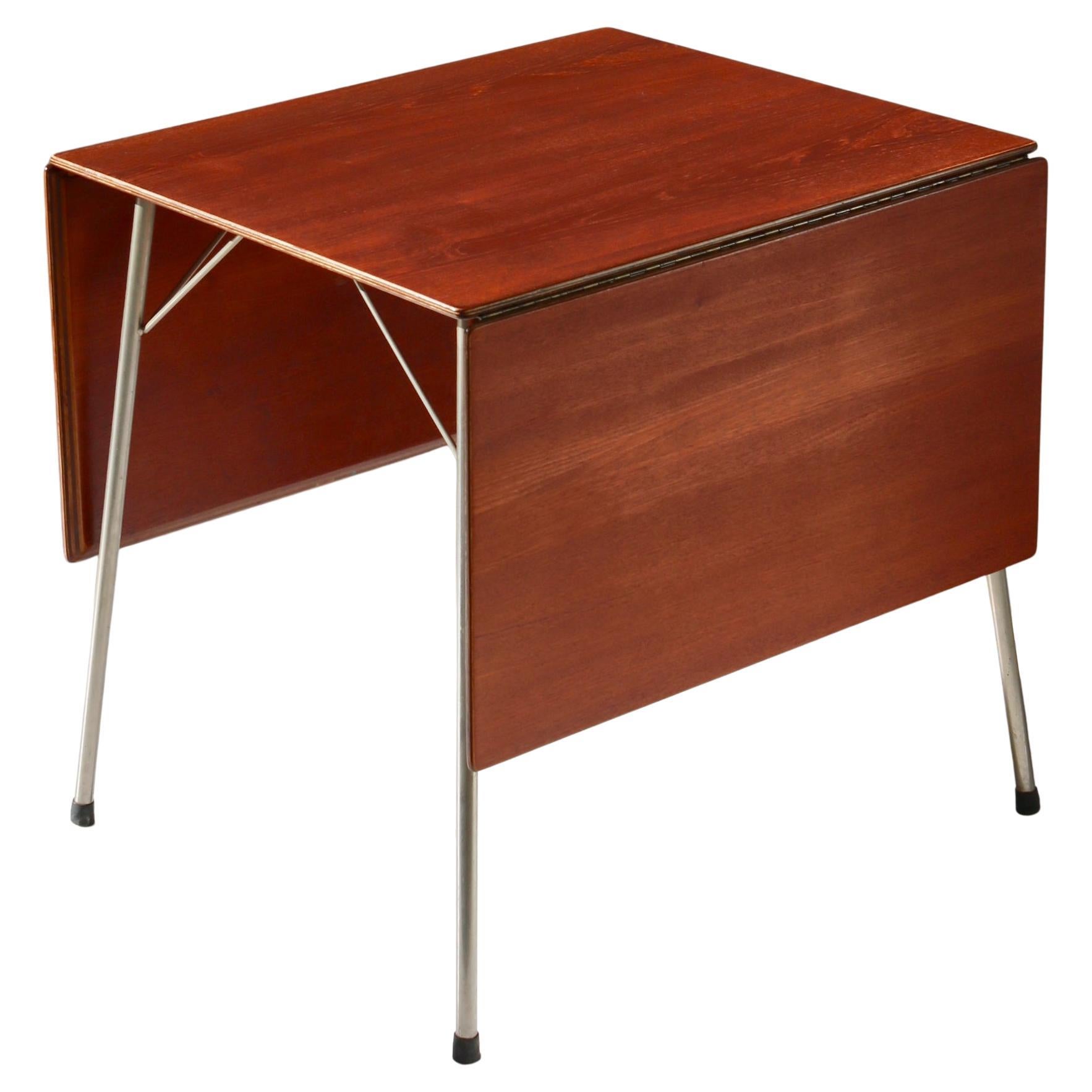 Dänischer moderner klappbarer Tisch Modell „AJ-3601“ von Arne Jacobsen, Fritz Hansen, 1950er Jahre